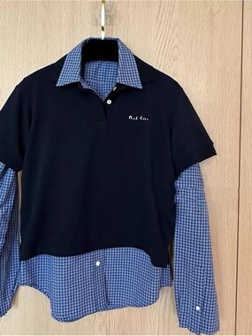 miu miu style polo shirt an short sleeved